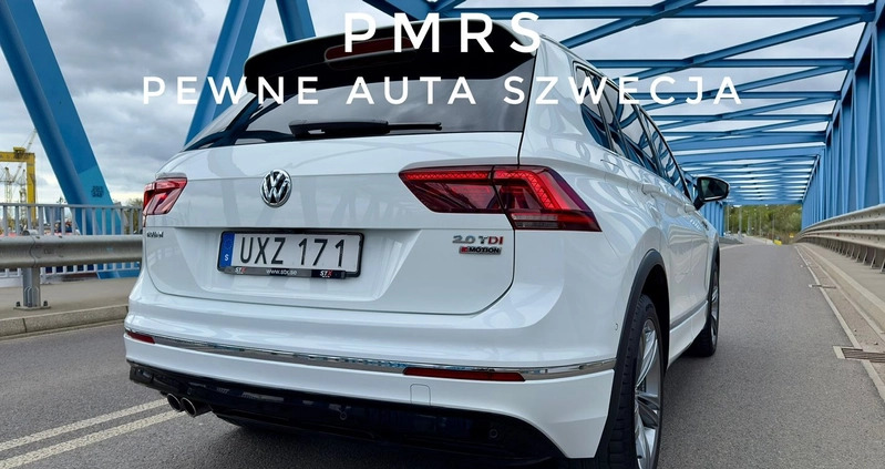 samochody osobowe Volkswagen Tiguan cena 95999 przebieg: 173000, rok produkcji 2017 z Szczecin